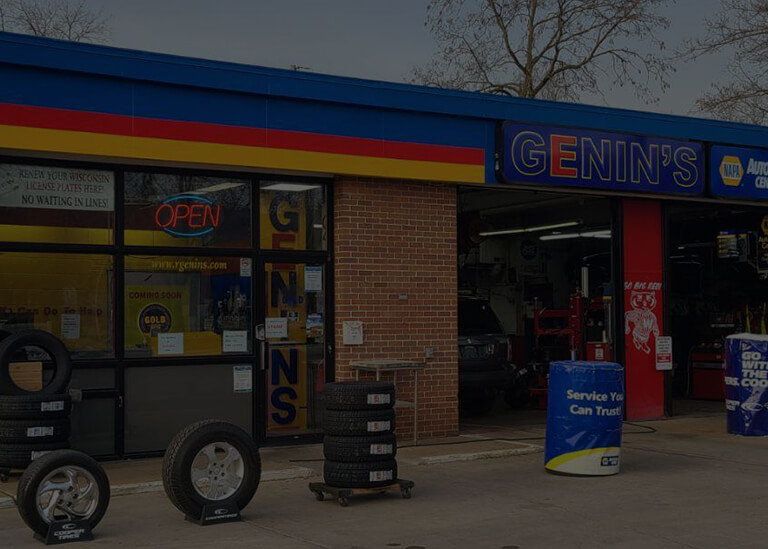 To Genin's Auto Repair Madison WI Tires and Auto Care